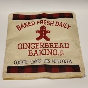 Pillow Covers Holiday Baking Theme Accent Covers Set of‎ 2 NWOT
